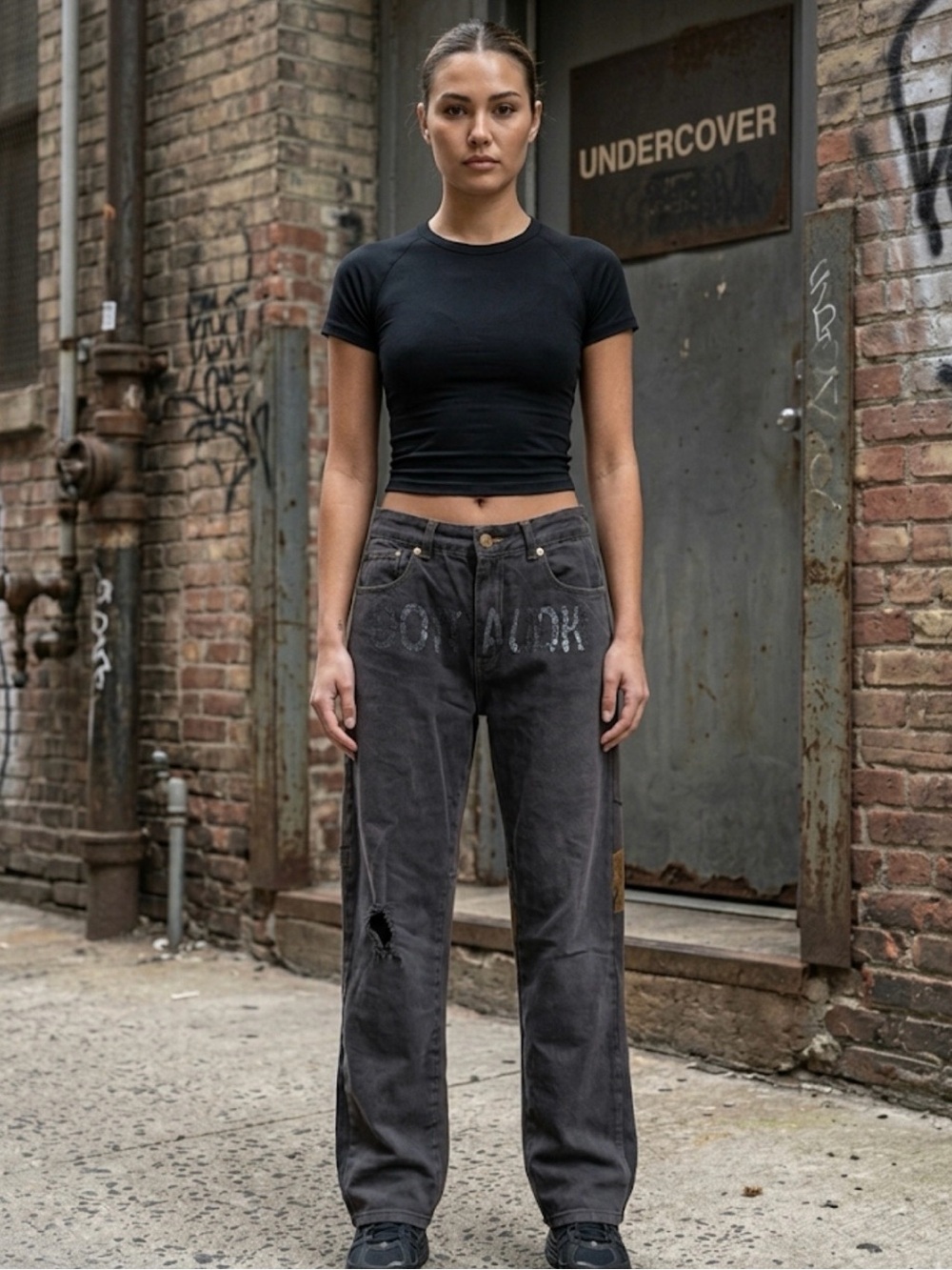Madewell Dark Blue Denim Jeans with Contrast Stitching